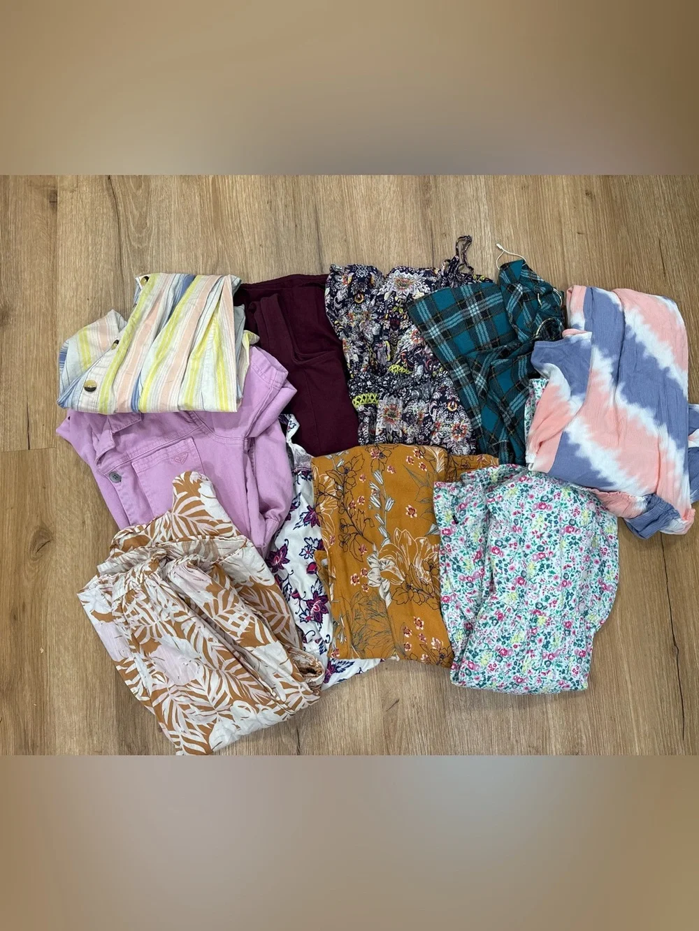 Bundle of 10 girl’s  summer dresses/jumpsuit. Size 10. Comfy casual summer